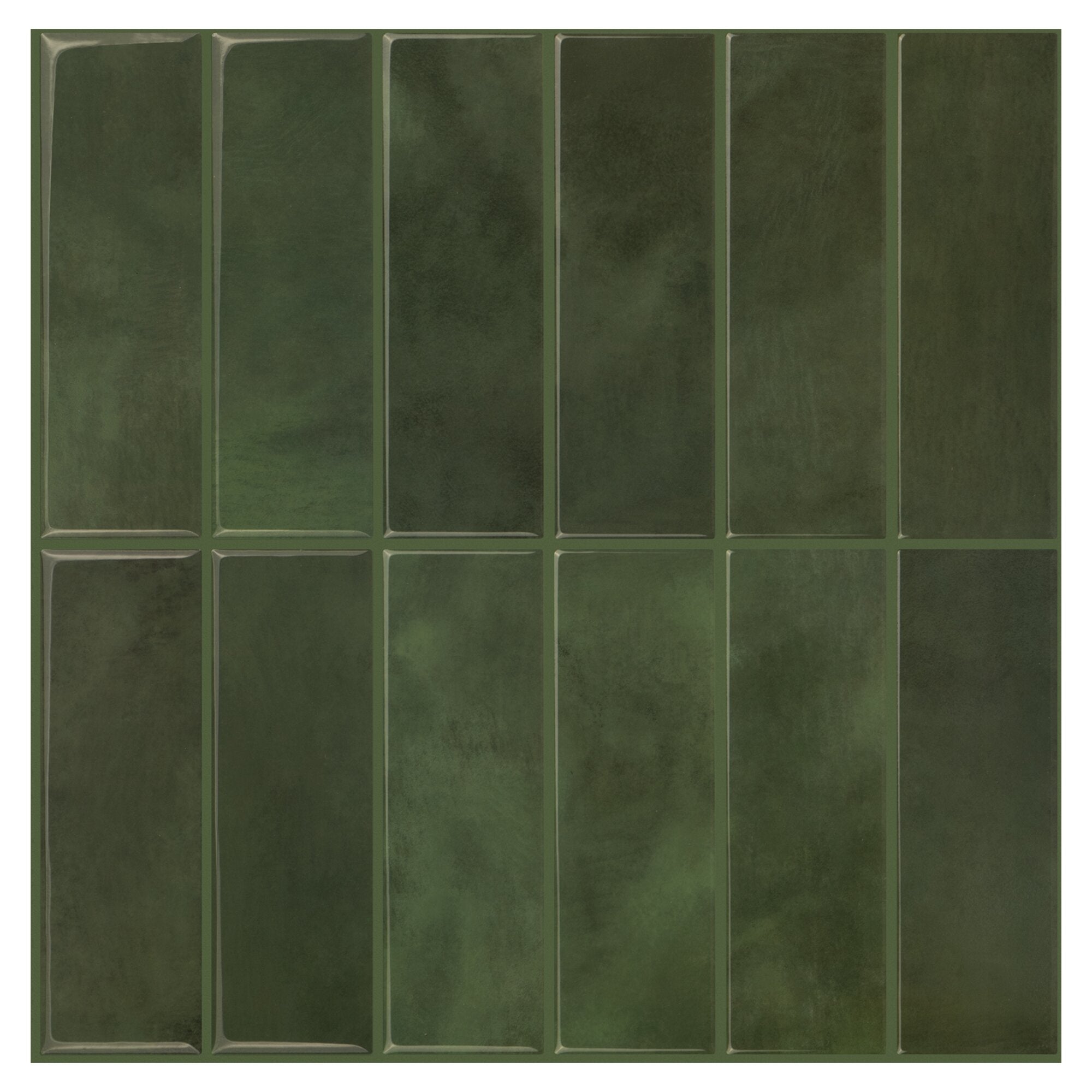 Stick&Done Falburkolat Bali Green - 10db - 30x30cm