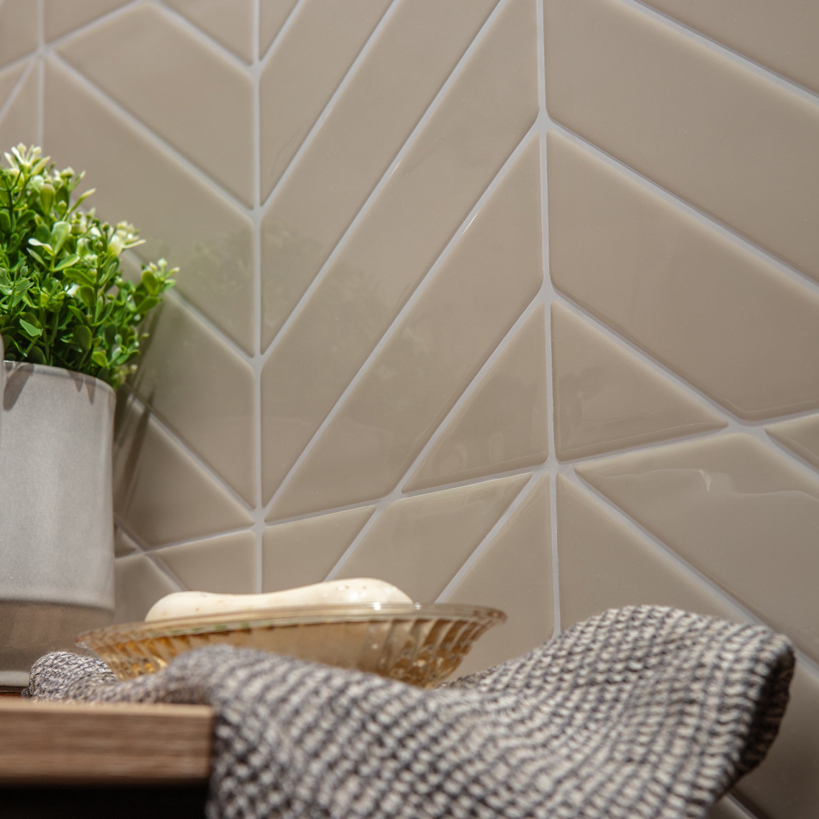 Stick&Done Falburkolat London Beige - 10db - 32x25cm