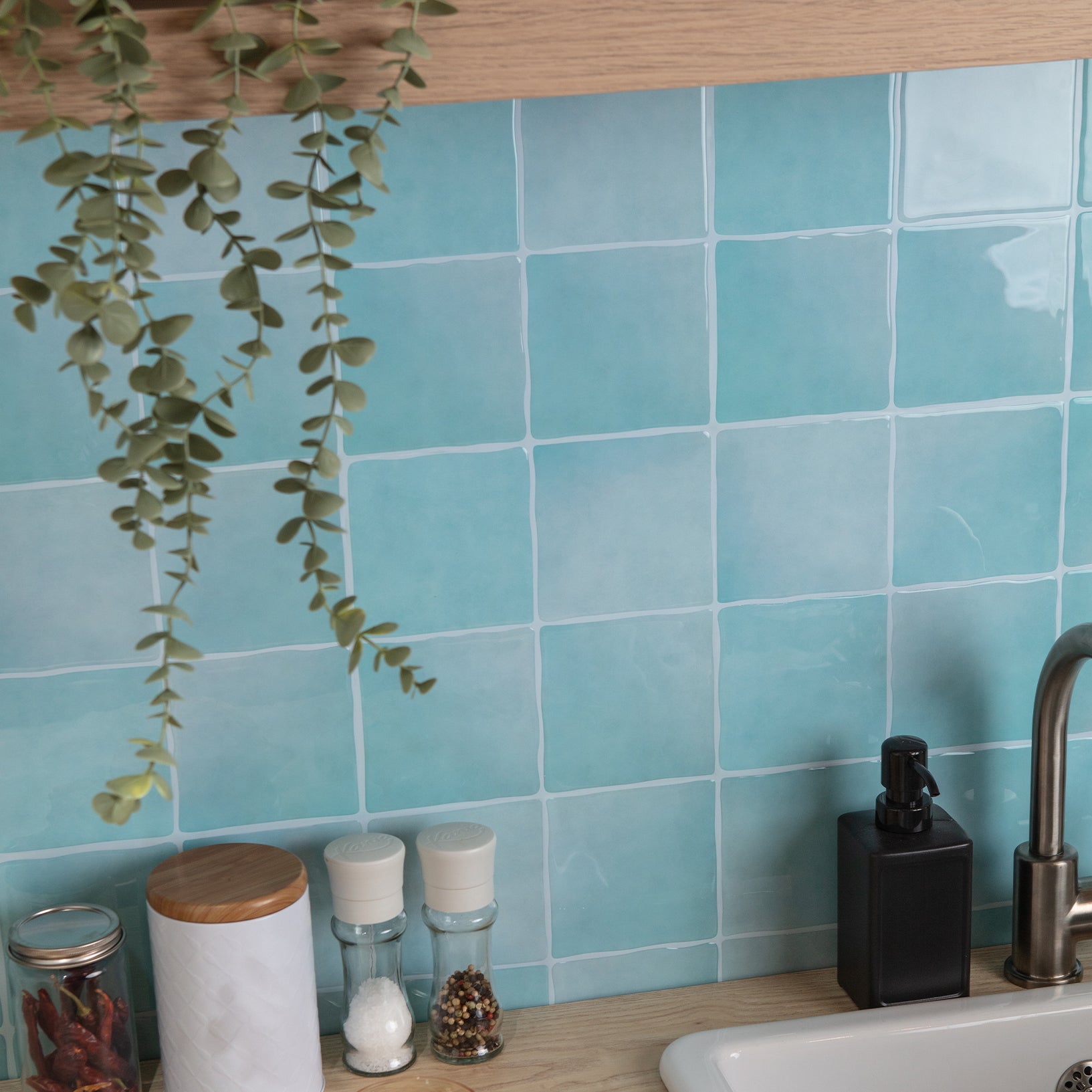 Stick&Done Falburkolat Madrid Blue - 10db - 23x23cm