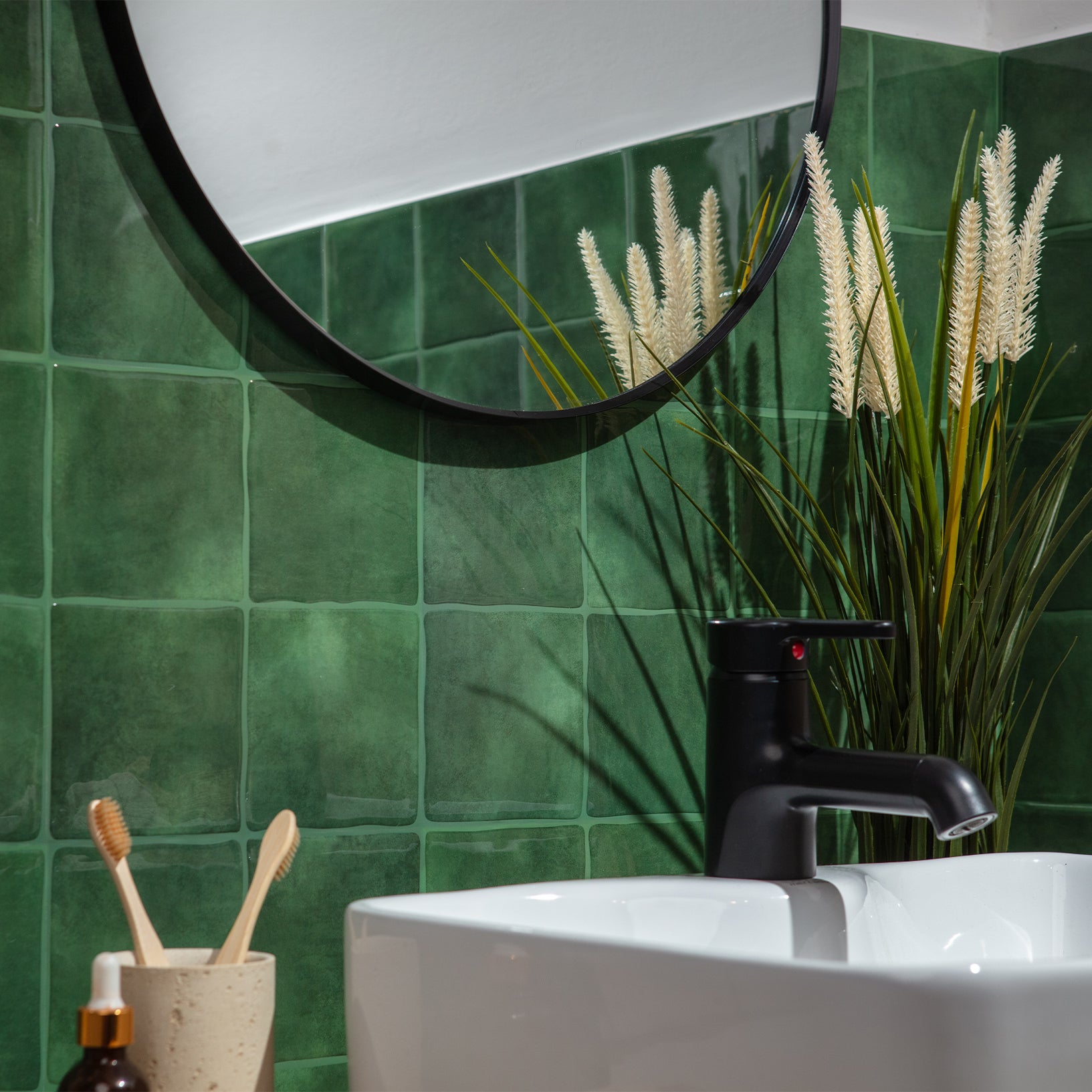 Stick&Done Falburkolat Madrid Green - 10db - 23x23cm