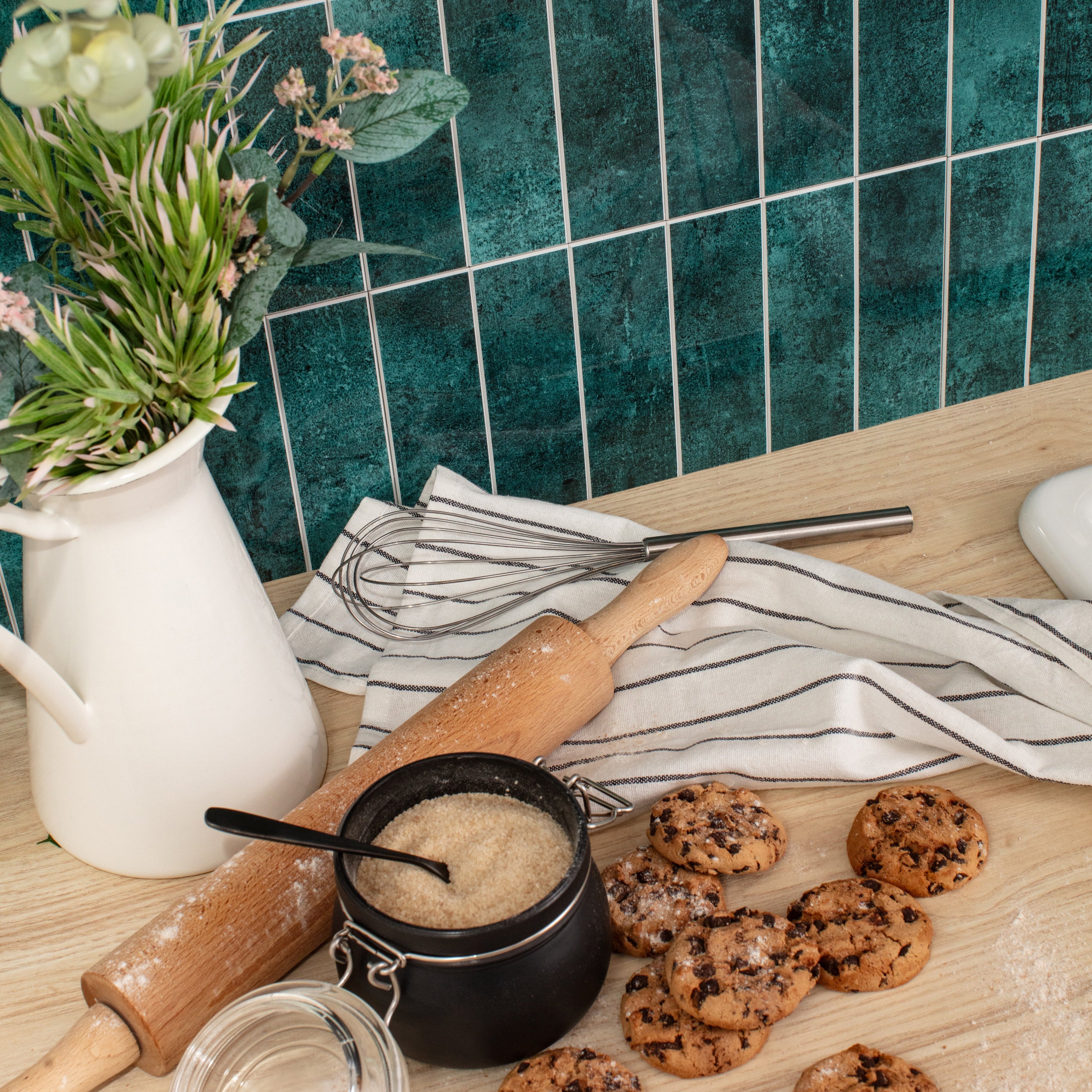 Stick&Done Pro Falburkolat Sydney Green - 10db - 29x29cm