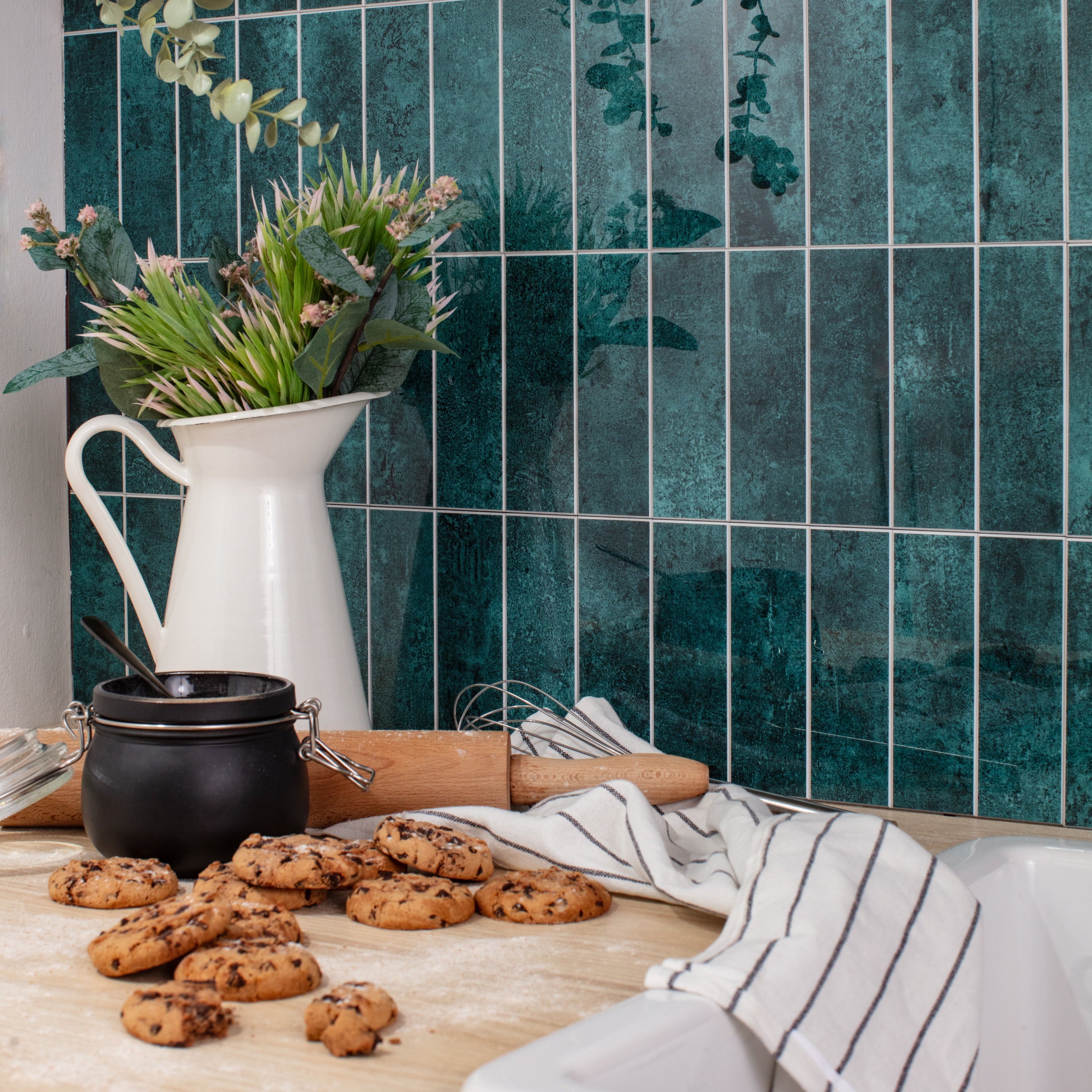 Stick&Done Pro Falburkolat Sydney Green - 10db - 29x29cm