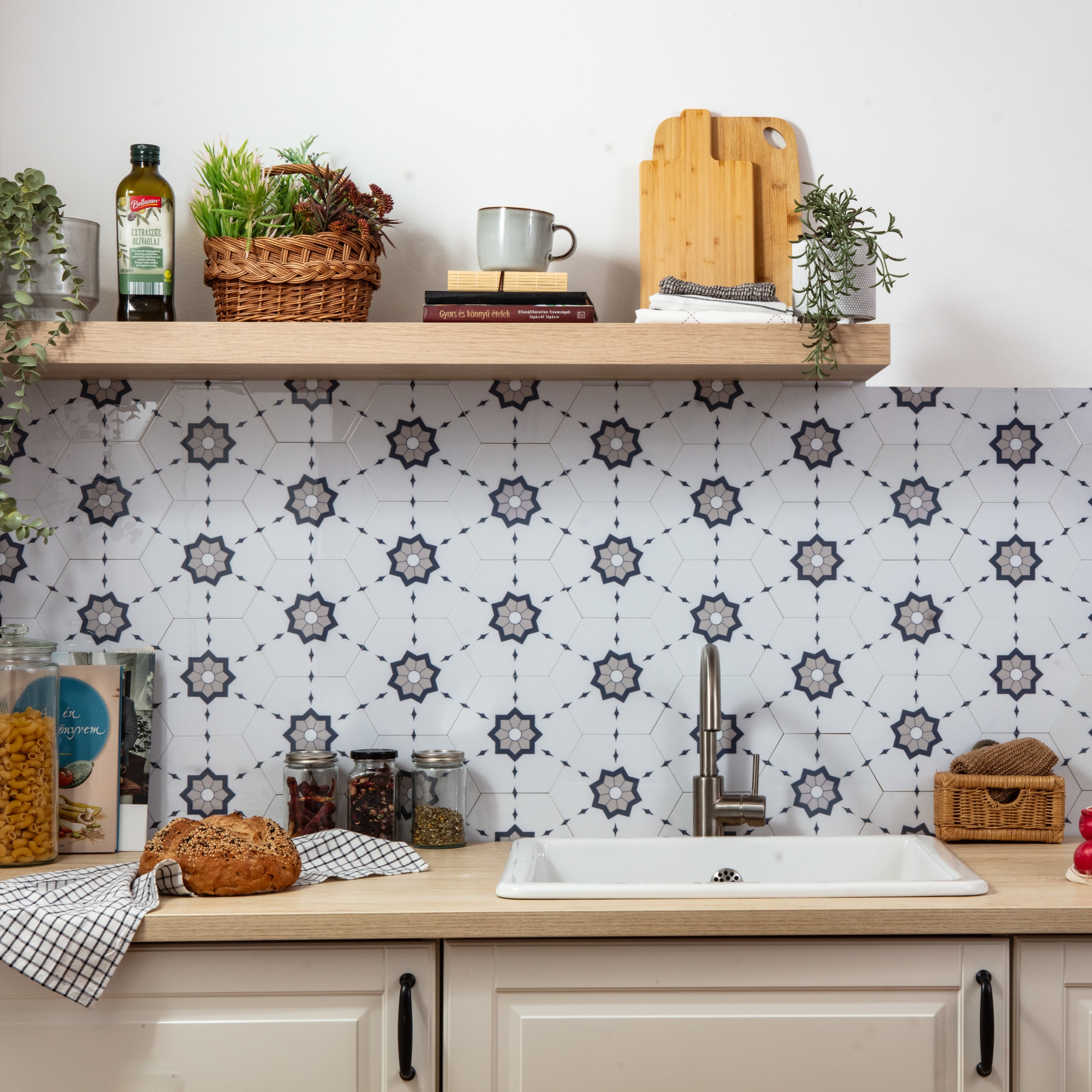 Stick&Done Pro Falburkolat Firenze Flower - 20db - 17x15cm