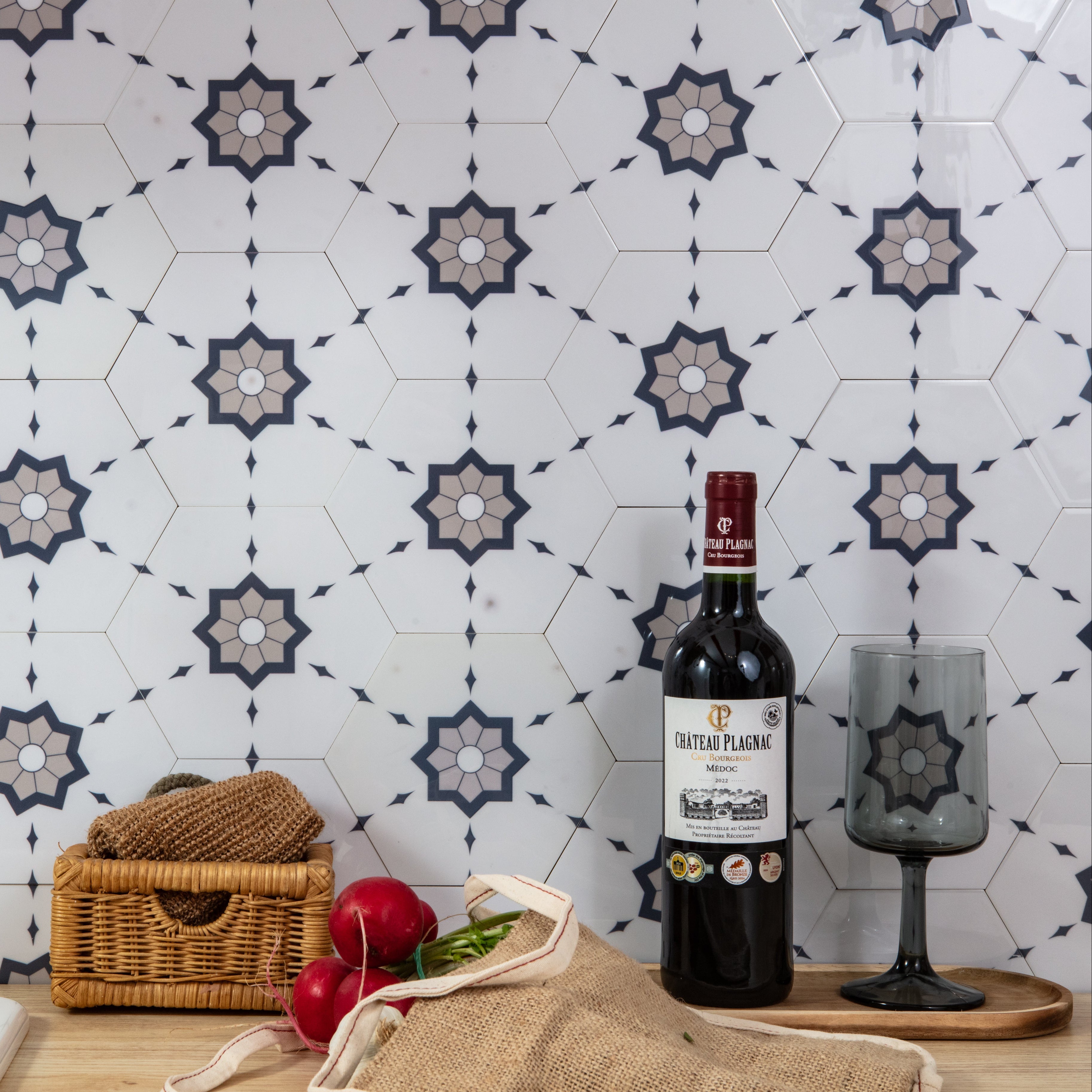 Stick&Done Pro Falburkolat Firenze Flower - 20db - 17x15cm