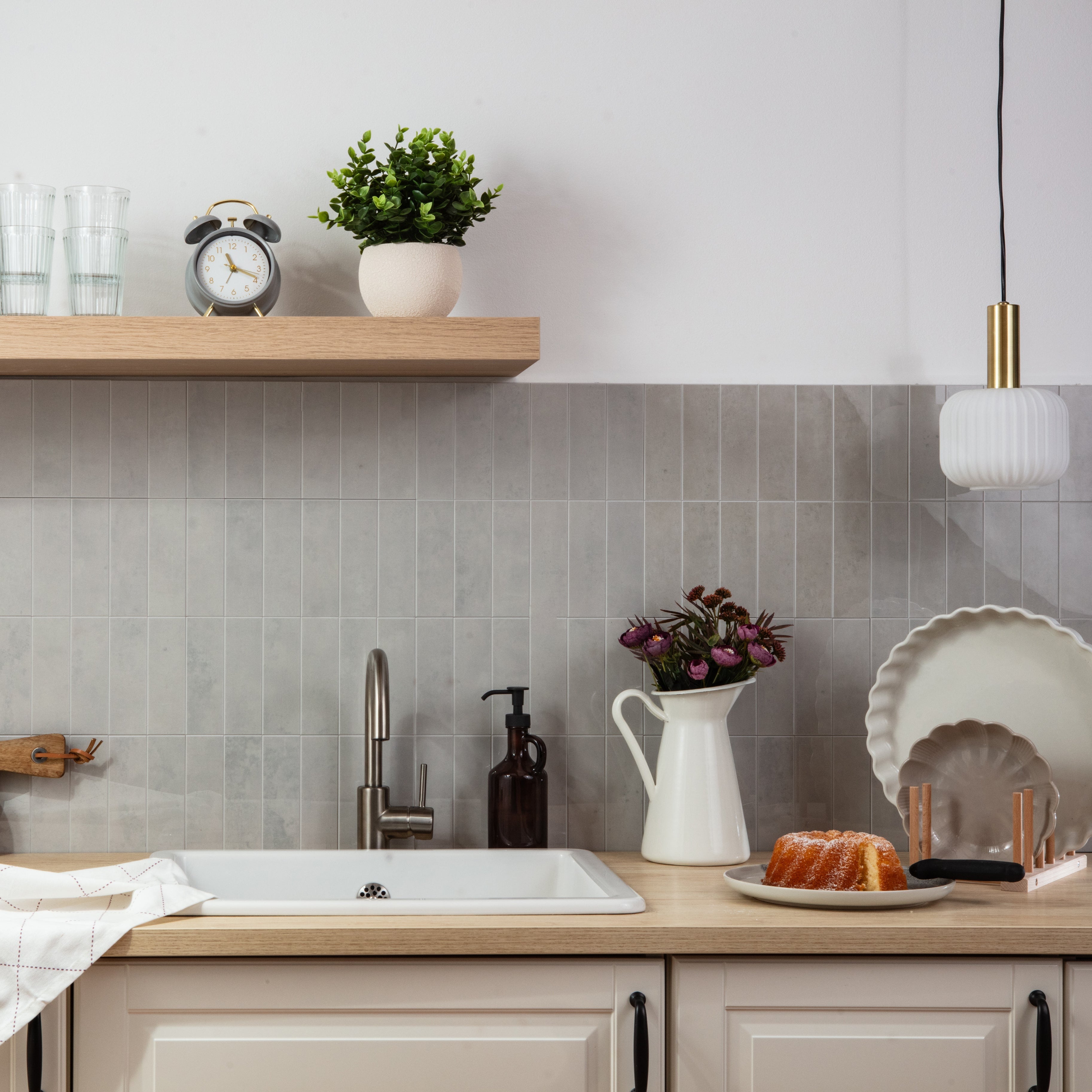 Stick&Done Pro Falburkolat Sydney White - 10db - 29x29cm