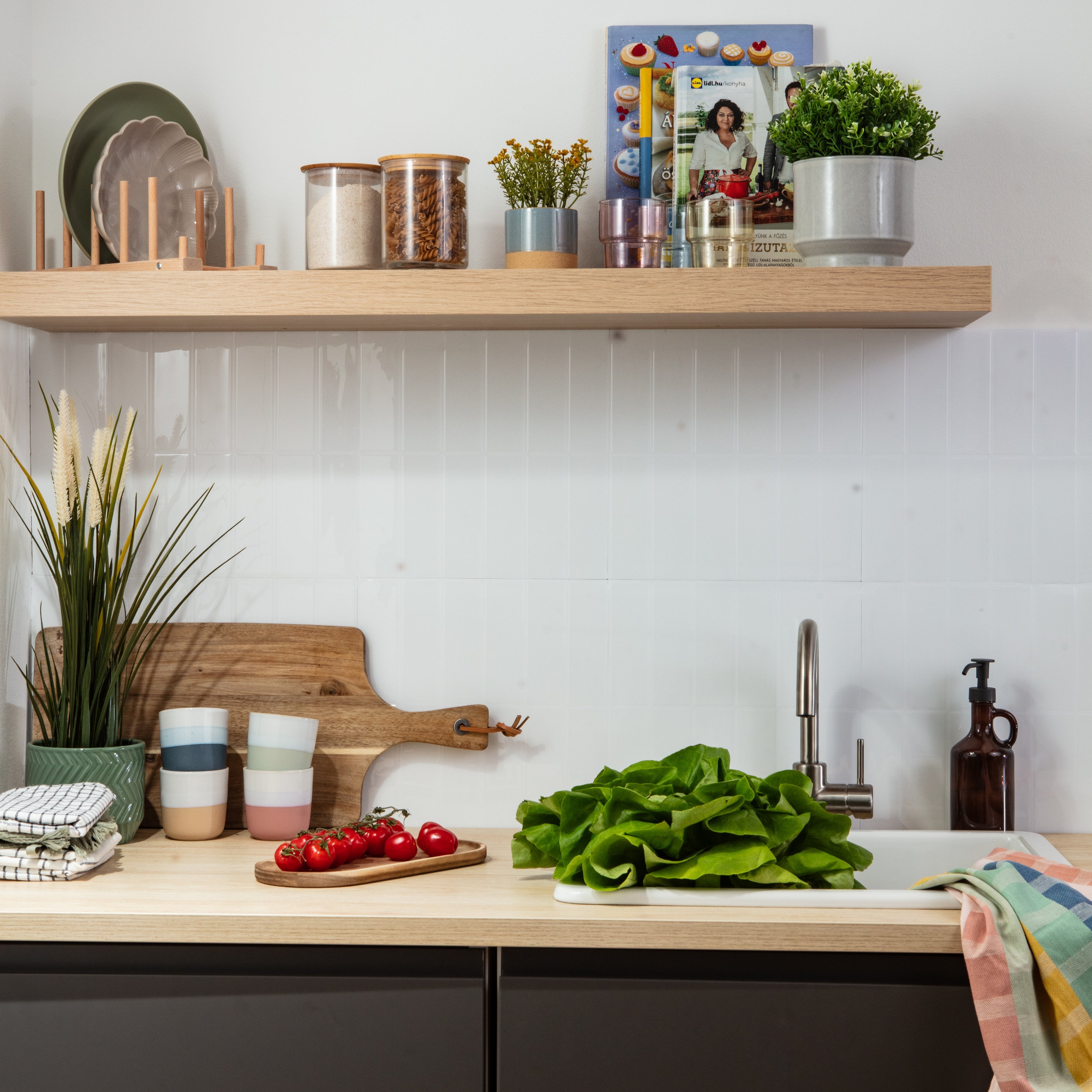 Stick&Done Falburkolat Bali White - 10db - 30x30cm