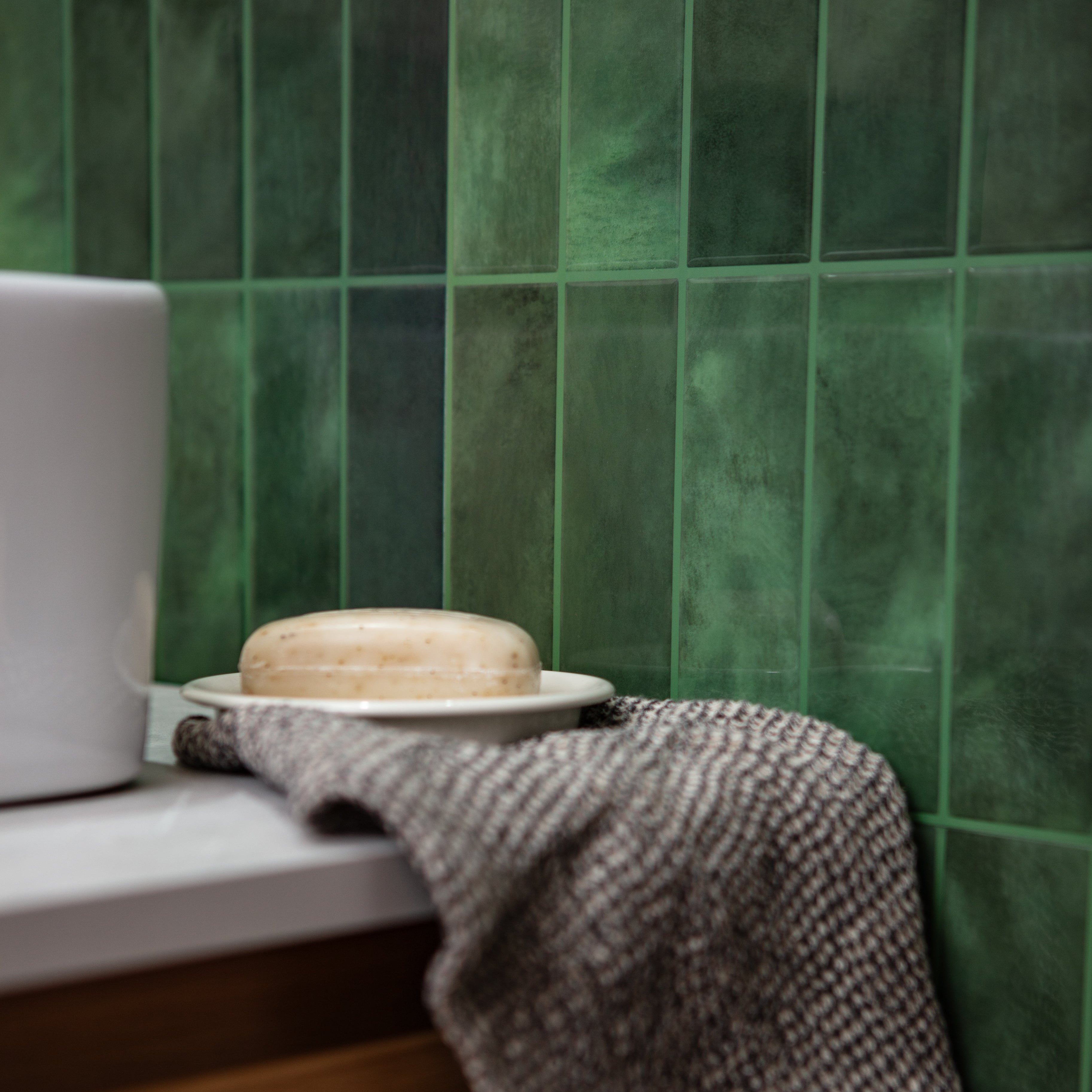 Stick&Done Falburkolat Bali Green - 10db - 30x30cm