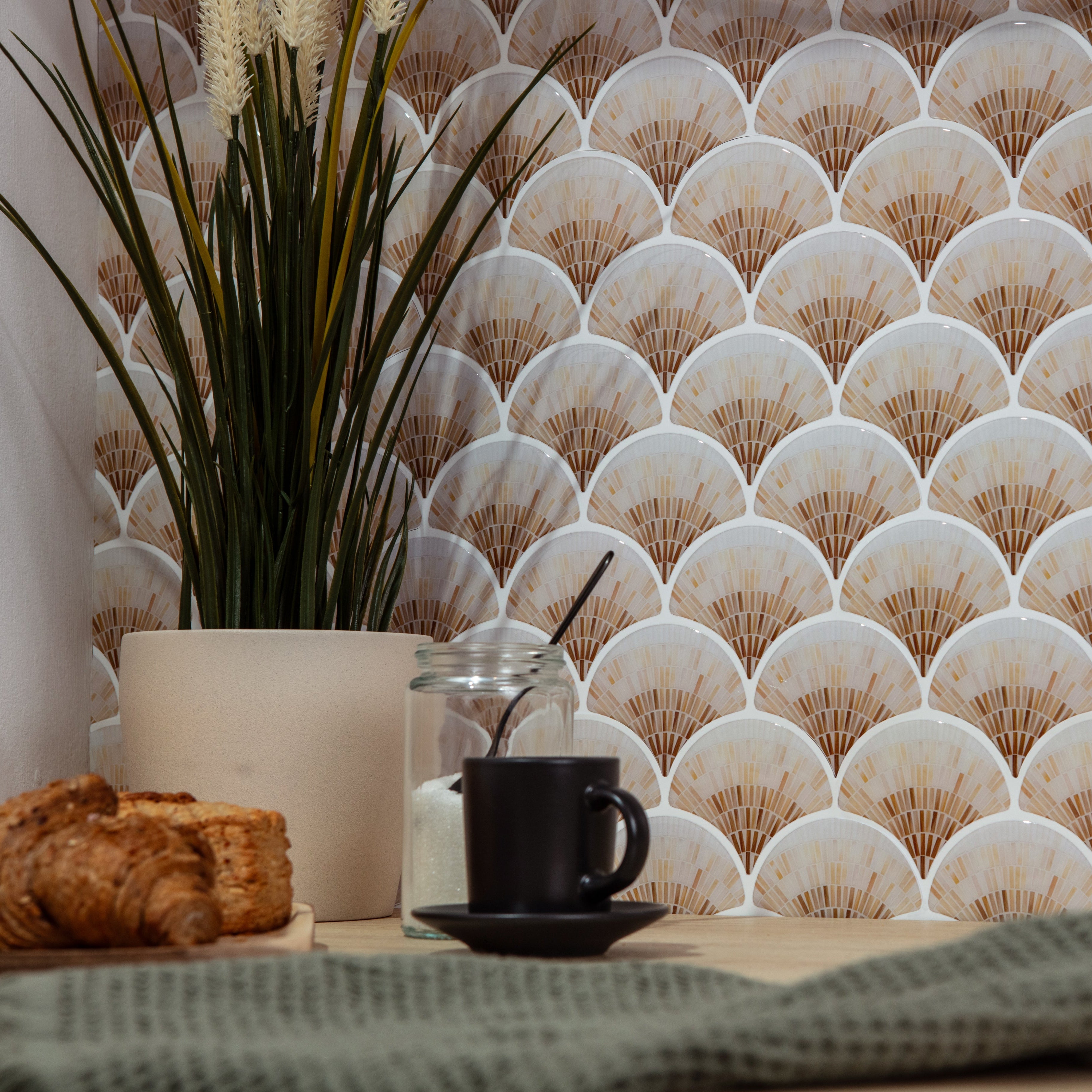 Stick&Done Falburkolat Cairo Beige - 10db - 30x30cm