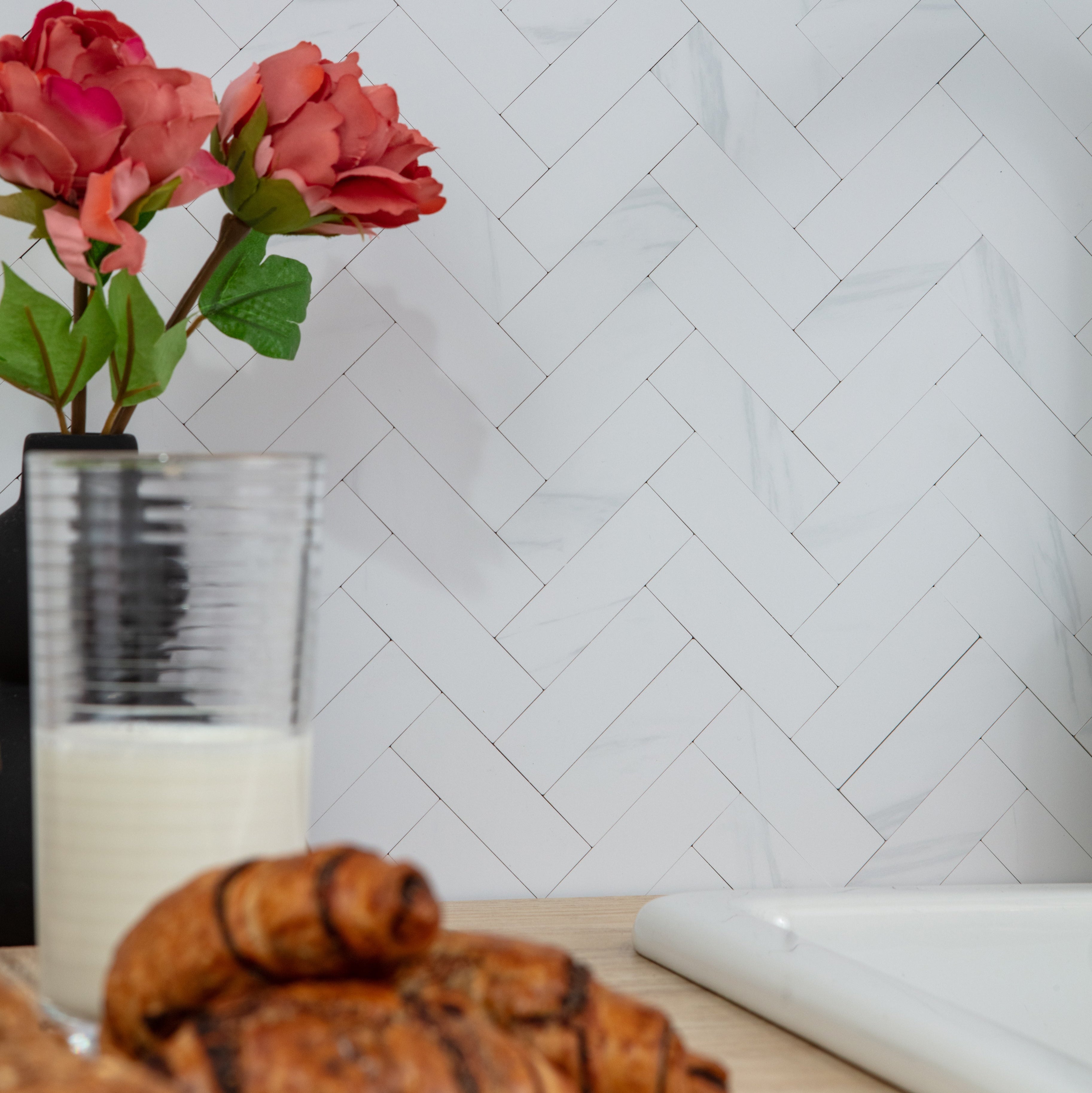 Stick&Done Pro Falburkolat Paris White - 10db - 32x28cm