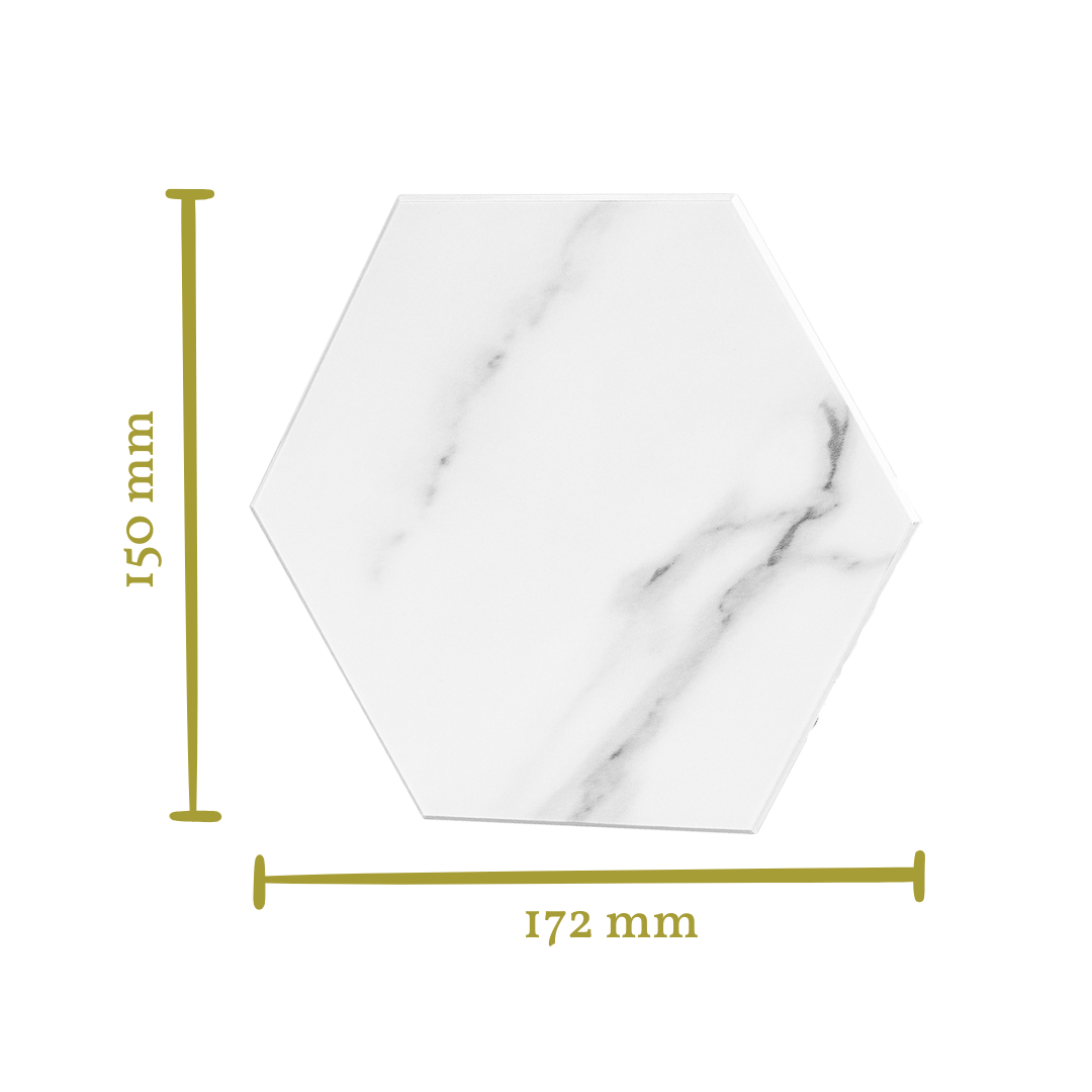 Stick&Done Pro Falburkolat Palermo White - 20db - 17x15cm