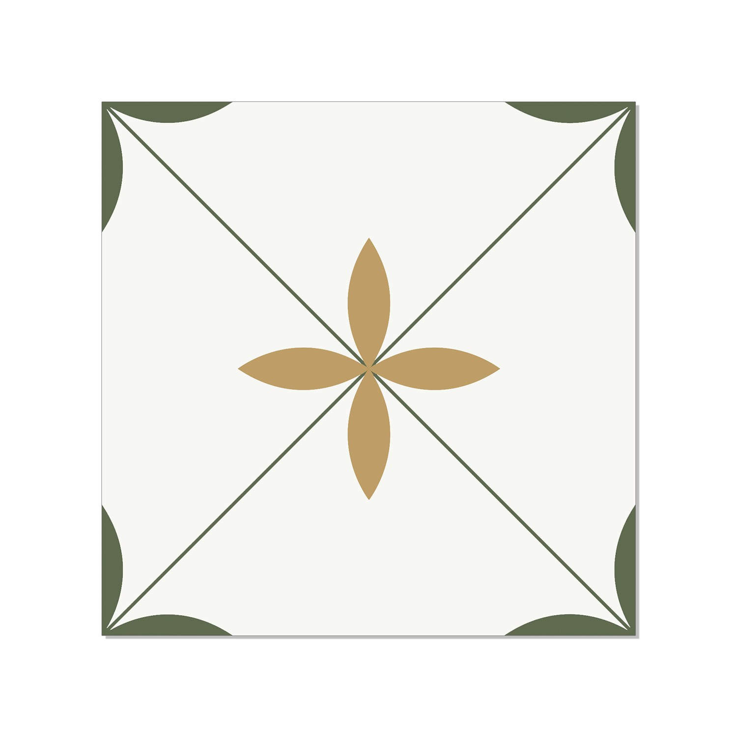 Stick&Done Pro Falburkolat Porto Flower - 10db - 20x20cm